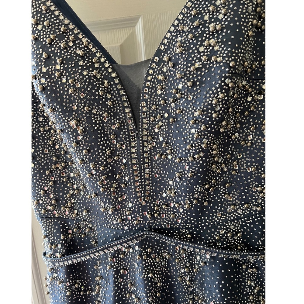 Size 8 light blue color with embellished diamonds and round balls